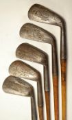 Set of Tom Stewart irons and one other (5) - to incl 4x matching Tom Stewart Makers St Andrews irons