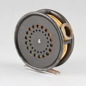 Hardy Bros Perfect alloy trout fly reel c.1980 - 3 3/8