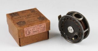 Hardy Bros The St George Pat alloy fly reel - 3 3/8