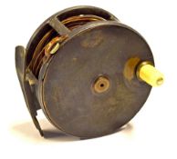 *WITHDRAWN* Hardy Bros Brass Faced Salmon Fly Reel - 3.5