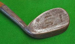 Tom Stewart Pipe Brand flanged soled niblick - stamped T.R. Fernie Turnburry