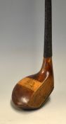 Fine J Randall Sundridge Park Pat Grand Slam Gold Medal striped top persimmon brassie - c/w maker'