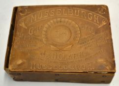 Early Golf Ball Box c.1898 - rare J & D Clark Musselburgh 