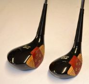 2x MacGregor VIP Tourney persimmon woods - Driver and No.5 wood - both unused