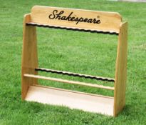 Shakespeare Double Rod Rack for 30 rods - overall 36' x 36