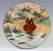 Royal Doulton fishware plate decorated by Noke, 10.5