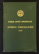 Athletics - 1925 Durham County Constabulary Club Sports Programme dated 19th August at Durham City