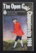 1966 Official Open Golf Championship programme - played at Muirfield on 6th-9th July won by Jack