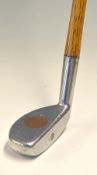 Donaldson's Rangefinder Bunny Putter - with central circular brass weight through the crown, showing