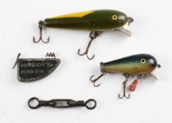 Hardy lures et al - 2x Hardy Jock Scott wiggler baits 3.25