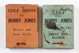 2x Early Bobby Jones Golfing Flicker books - titled 