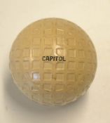 Fine and mint Capitol square dimple golf ball - c/w all the original white paint finish