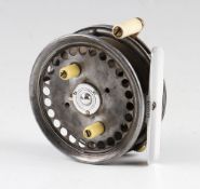 Hardy Silex No.2 alloy casting reel, 3.25