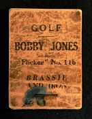 Bobby Jones Flicker Golf book - titled 