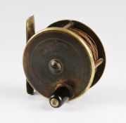 Early Bowness and Bowness brass plate wind reel c.1880: 2.5