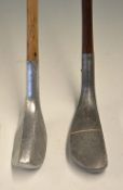 2x interesting Standard Golf Co Alloy clubs - Duplex Model RL 1 1/2 club and 