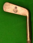 R Forgan & Son St Andrews POWF thick brass blade putter - 4.5