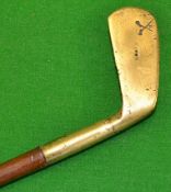 J.B Halley's Sunday golf walking stick with small brass 