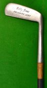 Late Spalding Bobby Jones Calamity Jane wry neck putter - with 2 bands of whipping and slightly