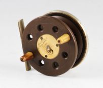 Alfred & Son London combination trout fly reel: 20 Moorgate St London 3.75