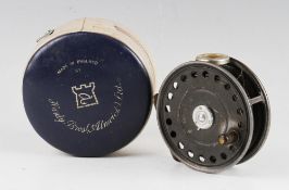Hardy Bros St George Mk.II alloy narrow drum fly reel c.1930's - 3.75