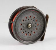 Hardy Bros Contract Perfect alloy trout fly reel c.1912 - 3 3/8
