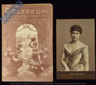 Lily Langtry & Versta Tilley At The Coliseum. 4th February 1918 Programme - An 8 page programme