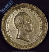 Crystal Palace Exhibition, Hyde Park. 1851. Very Large Medallion - Obverse; Bust of Prince Albert.