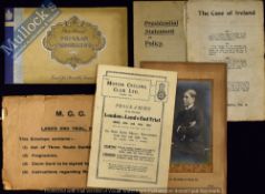 Photo Album of Popular Personalities issued for the Piccadilly Juniors Oval Photos - plus a