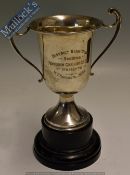 Rifle Shooting – District Bank Club Trophy Fergusson Challenge Cup 1934 - hallmarked silver on