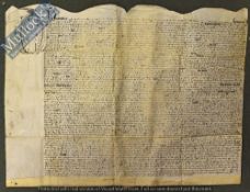 Tattersett (Norfolk Near Fakenham) - An Early Indenture Much Larger Than Usual For One Of This
