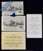 Invitation To The Launch Of H. M. Armoured Cruiser “Natal” Barrow in Furness 1905 - Printed