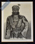 India – Meer Heidayut Ali, Rissalder 4th Regiment of Bengal Irregular Horse Original Engraving