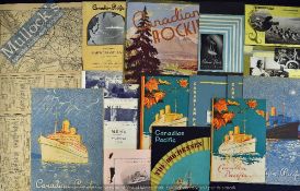Canada – Selection of Canadian Pacific Ephemera to include 1938 Canadian Pacific Duchess selection