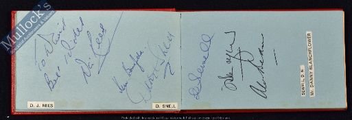 Autograph Album Featuring many famous names to include Kenny Lynch, Billy Wright, Charley Drake,