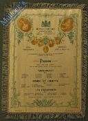 1897 Royal Opera Covent Garden Silk Programme - State Performance To Commemorate The Sixtieth