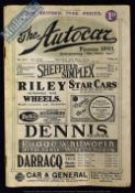 The Autocar July 1913 Magazine - A 180 page Motor car magazine featuring many well illustrated
