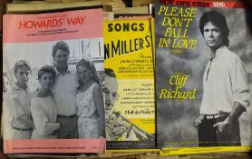 Selection of old/modern sheet music to include French Suites (Bach), Hungarian Rhapsody (Liszt),