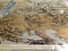 Scarce and Early Map of Russia - Birds eye, panoramic view of the whole empire of Russia in Europe &