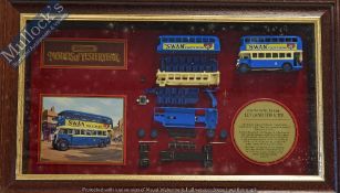 Matchbox ‘Models of Yesteryear’ Limited Edition No.95980 Leyland Titan TDI a framed display