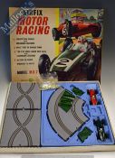 Airfix Motor Racing Model M.R.7 pattern No 4999, with Cooper and Lotus cars, track and parts