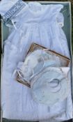 1950/60s Christening Gown - To include hat, quilted coat Pre-Natel Paris in original box and 15