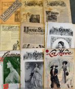 Mixed Selection of Early Women’s Journals/Periodicals to include La Mode 1908, Femina 1909, 1890 The