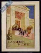 British Empire Exhibition, Wembley 1924 Canadian Pacific Steamship And Railway Company Pavilion -
