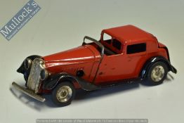 Triang Minic Clockwork ‘Vauxhall Town Coupe’ Toy Car made in England, without box, in good condition