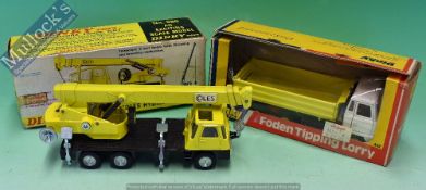 Dinky Toys 432 Foden Tipping Lorry Diecast Model Together with 980 Coles Hydra Truck 150T in