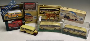 Corgi Coaches Selection to include AEC Regal, Burlingham Seagull x2, Bedford OB Coach plus 2x others