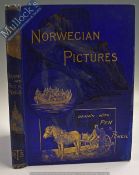 Norway - Norwegian Pictures drawn by Richard Lovell M.A. 1886 Book - A large well illustrated 224