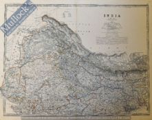 India – c. 19th Century ‘India’ Map of Northern and Southern Sheets by Keith Johnston F.R.S.E