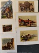 Adolf Hitler Lithographs of Famous Watercolours depicts paintings that were originally produced
